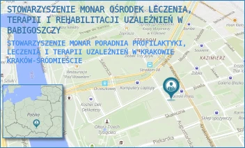 STOWARZYSZENIE MONAR PORADNIA PROFILAKTYKI, LECZENIA I TERAPII UZALEŻNIEŃ W KRAKOWIE - STOWARZYSZENIE MONAR OŚRODEK LECZENIA, TERAPII I REHABILITACJI UZALEŻNIEŃ W BABIGOSZCZY - UL. ŚW. KATARZYNY 3, KRAKÓW-ŚRÓDMIEŚCIE