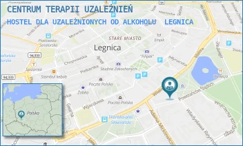 HOSTEL DLA UZALEŻNIONYCH OD ALKOHOLU - CENTRUM TERAPII UZALEŻNIEŃ - UL. POWSTAŃCÓW ŚLĄSKICH 10 [BRAK],  LEGNICA