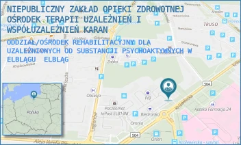 ODDZIAŁ/OŚRODEK REHABILITACYJNY DLA UZALEŻNIONYCH OD SUBSTANCJI PSYCHOAKTYWNYCH W ELBLĄGU - NIEPUBLICZNY ZAKŁAD OPIEKI ZDROWOTNEJ CENTRUM INTERWENCJI KRYZYSOWEJ "KARAN" W RZESZOWIE - KRÓLEWIECKA 197,  ELBLĄG