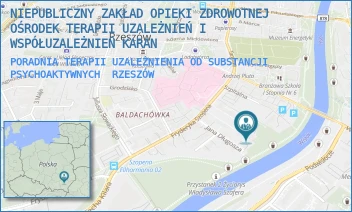 PORADNIA TERAPII UZALEŻNIENIA OD SUBSTANCJI PSYCHOAKTYWNYCH - NIEPUBLICZNY ZAKŁAD OPIEKI ZDROWOTNEJ OŚRODEK TERAPII UZALEŻNIEŃ I WSPÓŁUZALEŻNIEŃ KARAN - UL. FRYDERYKA SZOPENA 17,  RZESZÓW