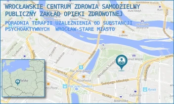 PORADNIA TERAPII UZALEŻNIENIA OD SUBSTANCJI PSYCHOAKTYWNYCH - WROCŁAWSKIE CENTRUM ZDROWIA SAMODZIELNY PUBLICZNY ZAKŁAD OPIEKI ZDROWOTNEJ - UL. WSZYSTKICH ŚWIĘTYCH 2,  WROCŁAW-STARE MIASTO