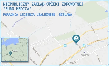 PORADNIA LECZENIA UZALEŻNIEŃ - NIEPUBLICZNY ZAKŁAD OPIEKI ZDROWOTNEJ "EURO-MEDICA" - UL. WOLNOŚCI 63,  BIELAWA