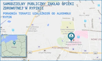 PORADNIA TERAPII UZALEŻNIEŃ OD ALKOHOLU - SAMODZIELNY PUBLICZNY ZAKŁAD OPIEKI ZDROWOTNEJ W RYPINIE - 3 MAJA 2,  RYPIN