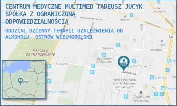 ODDZIAŁ DZIENNY TERAPII UZALEŻNIENIA OD ALKOHOLU - CENTRUM MEDYCZNE MULTIMED TADEUSZ JUCYK SPÓŁKA Z OGRANICZONĄ ODPOWIEDZIALNOŚCIĄ - LOTNICZA 24,  OSTRÓW WIELKOPOLSKI