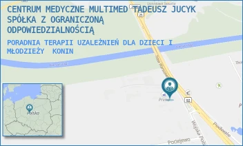 PORADNIA TERAPII UZALEŻNIEŃ DLA DZIECI I MŁODZIEŻY - CENTRUM MEDYCZNE MULTIMED TADEUSZ JUCYK SPÓŁKA Z OGRANICZONĄ ODPOWIEDZIALNOŚCIĄ - WOJSKA POLSKIEGO 33,  KONIN