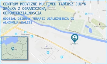 ODDZIAŁ DZIENNY TERAPII UZALEŻNIENIA OD ALKOHOLU - CENTRUM MEDYCZNE MULTIMED TADEUSZ JUCYK SPÓŁKA Z OGRANICZONĄ ODPOWIEDZIALNOŚCIĄ - MAJKOWSKA 13A,  KALISZ