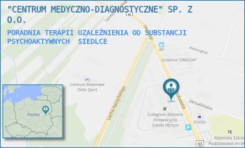PORADNIA TERAPII UZALEŻNIENIA OD SUBSTANCJI PSYCHOAKTYWNYCH - "CENTRUM MEDYCZNO-DIAGNOSTYCZNE" SP. Z O.O. - SOKOŁOWSKA 161,  SIEDLCE