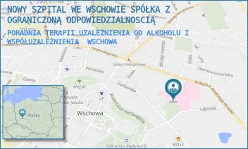 PORADNIA TERAPII UZALEŻNIENIA OD ALKOHOLU I WSPÓŁUZALEŻNIENIA - NOWY SZPITAL WE WSCHOWIE SPÓŁKA Z OGRANICZONĄ ODPOWIEDZIALNOSCIĄ - UL. KS. A KOSTKI 33,  WSCHOWA