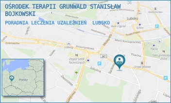 PORADNIA LECZENIA UZALEŻNIEŃ - OŚRODEK TERAPII GRUNWALD STANISŁAW BOJKOWSKI - UL. XX-LECIA PRL 16/A,  LUBSKO