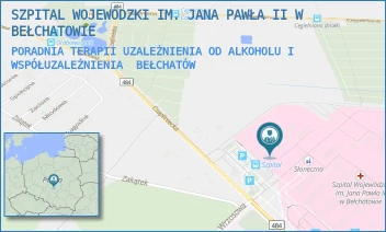 PORADNIA TERAPII UZALEŻNIENIA OD ALKOHOLU I WSPÓŁUZALEŻNIENIA - SZPITAL WOJEWÓDZKI IM. JANA PAWŁA II W BEŁCHATOWIE - UL. CZAPLINIECKA 123,  BEŁCHATÓW