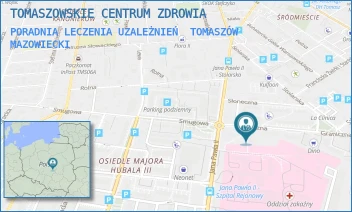 PORADNIA LECZENIA UZALEŻNIEŃ - TOMASZOWSKIE CENTRUM ZDROWIA - UL. GRANICZNA 63,  TOMASZÓW MAZOWIECKI