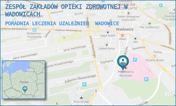 PORADNIA LECZENIA UZALEŻNIEŃ - ZESPÓŁ ZAKŁADÓW OPIEKI ZDROWOTNEJ W WADOWICACH - UL. KARMELICKA 5, WADOWICE