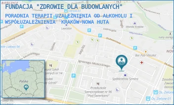 PORADNIA TERAPII UZALEŻNIENIA OD ALKOHOLU I WSPÓŁUZALEŻNIENIA - FUNDACJA "ZDROWIE DLA BUDOWLANYCH" - OS. SPORTOWE 24,  KRAKÓW-NOWA HUTA