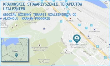 ODDZIAŁ DZIENNY TERAPII UZALEŻNIENIA OD ALKOHOLU - KRAKOWSKIE STOWARZYSZENIE TERAPEUTÓW UZALEŻNIEŃ - UL. WIELICKA 73,  KRAKÓW-PODGÓRZE