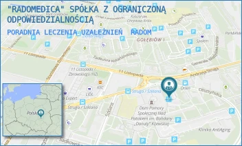 PORADNIA LECZENIA UZALEŻNIEŃ - "RADOMEDICA" SPÓŁKA Z OGRANICZONĄ ODPOWIEDZIALNOŚCIĄ - OLSZTYŃSKA 39,  RADOM