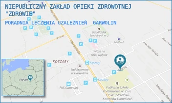 PORADNIA LECZENIA UZALEŻNIEŃ - "SANUS" SPÓŁKA Z OGRANICZONĄ ODPOWIEDZIALNOŚCIĄ - DOBRA 3/LU 9,  GARWOLIN