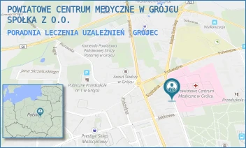 PORADNIA LECZENIA UZALEŻNIEŃ - POWIATOWE CENTRUM MEDYCZNE W GRÓJCU SPÓŁKA Z O.O. - PIOTRA SKARGI 10,  GRÓJEC