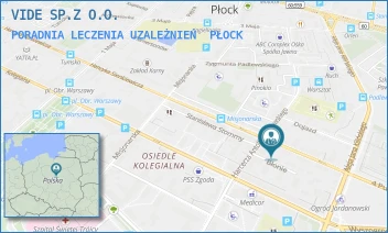 PORADNIA LECZENIA UZALEŻNIEŃ - VIDE SP.Z O.O. - SIENKIEWICZA 11,  PŁOCK