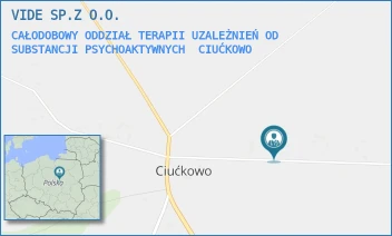 CAŁODOBOWY ODDZIAŁ TERAPII UZALEŻNIEŃ OD SUBSTANCJI PSYCHOAKTYWNYCH - VIDE SP.Z O.O. - 59,  CIUĆKOWO
