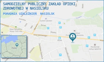 PORADNIA UZALEŻNIEŃ - SAMODZIELNY PUBLICZNY ZAKŁAD OPIEKI ZDROWOTNEJ W NASIELSKU - WARSZAWSKA 48,  NASIELSK