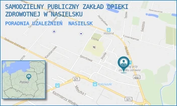 PORADNIA UZALEŻNIEŃ - SAMODZIELNY PUBLICZNY ZAKŁAD OPIEKI ZDROWOTNEJ W NASIELSKU - SPORTOWA 2,  NASIELSK