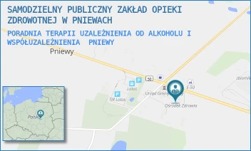 PORADNIA TERAPII UZALEŻNIENIA OD ALKOHOLU I WSPÓŁUZALEŻNIENIA - SAMODZIELNY PUBLICZNY ZAKŁAD OPIEKI ZDROWOTNEJ W PNIEWACH - 2A,  PNIEWY