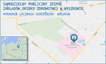 PORADNIA LECZENIA UZALEŻNIEŃ - SAMODZIELNY PUBLICZNY ZESPÓŁ ZAKŁADÓW OPIEKI ZDROWOTNEJ W WYSZKOWIE - KOMISJI EDUKACJI NARODOWEJ 1,  WYSZKÓW