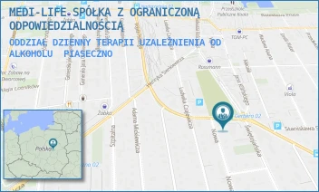 ODDZIAŁ DZIENNY TERAPII UZALEŻNIENIA OD ALKOHOLU - MEDI-LIFE SPÓŁKA Z OGRANICZONĄ ODPOWIEDZIALNOŚCIĄ - GERBERA 14,  PIASECZNO