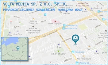 PORADNIA LECZENIA UZALEŻNIEŃ - VOLTA MEDICA SP. Z O.O. SP. K. - ŻELAZNA 76A/U1,  WARSZAWA WOLA