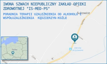 PORADNIA TERAPII UZALEŻNIENIA OD ALKOHOLU I WSPÓŁUZALEŻNIENIA - IWONA SZWACH NIEPUBLICZNY ZAKŁAD OPIEKI ZDROWOTNEJ "IS-MED-PS" - UL. ZWYCIĘSTWA 4,  KĘDZIERZYN-KOŹLE