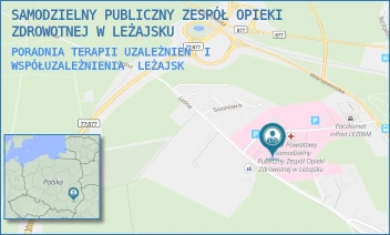 PORADNIA TERAPII UZALEŻNIEŃ  I WSPÓŁUZALEŻNIENIA - SAMODZIELNY PUBLICZNY ZESPÓŁ OPIEKI ZDROWOTNEJ W LEŻAJSKU - UL. LEŚNA 22,  LEŻAJSK