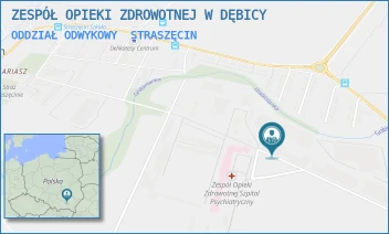 ODDZIAŁ ODWYKOWY - ZESPÓŁ OPIEKI ZDROWOTNEJ W DĘBICY - STRASZĘCIN 295,  STRASZĘCIN