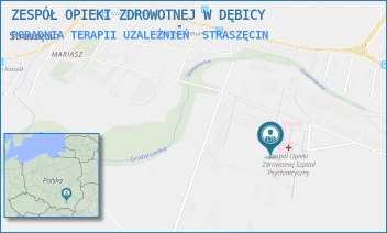 PORADNIA TERAPII UZALEŻNIEŃ - ZESPÓŁ OPIEKI ZDROWOTNEJ W DĘBICY - UL. STRASZĘCIN 295,  STRASZĘCIN