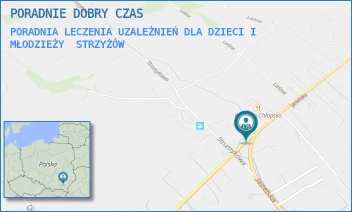 PORADNIA LECZENIA UZALEŻNIEŃ DLA DZIECI I MŁODZIEŻY - PORADNIE DOBRY CZAS - UL. W. WITOSA 10,  STRZYŻÓW
