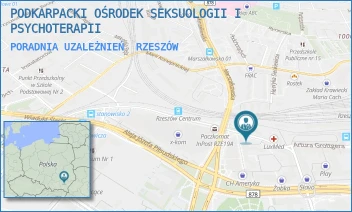 PORADNIA UZALEŻNIEŃ - PODKARPACKI OŚRODEK SEKSUOLOGII I PSYCHOTERAPII - UL. STANISŁAWA JABŁOŃSKIEGO 7/F,  RZESZÓW