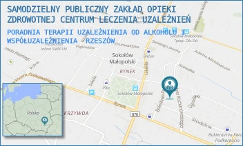 PORADNIA TERAPII UZALEŻNIENIA OD ALKOHOLU I WSPÓŁUZALEŻNIENIA - SAMODZIELNY PUBLICZNY ZAKŁAD OPIEKI ZDROWOTNEJ CENTRUM LECZENIA UZALEŻNIEŃ - UL. JANA KOCHANOWSKIEGO 17,  RZESZÓW