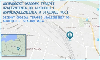 DZIENNY ODDZIAŁ TERAPII UZALEŻNIENIA OD ALKOHOLU I - WOJEWÓDZKI OŚRODEK TERAPII UZALEŻNIENIA OD ALKOHOLU I WSPÓŁUZALEŻNIENIA W STALOWEJ WOLI - UL. JAROSŁAWA DĄBROWSKIEGO 7,  STALOWA WOLA