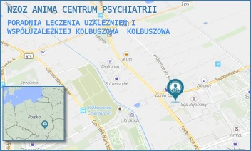 PORADNIA LECZENIA UZALEŻNIEŃ I WSPÓŁUZALEŻNIEJ KOLBUSZOWA - NZOZ ANIMA CENTRUM PSYCHIATRII - UL. TYSZKIEWICZÓW 2,  KOLBUSZOWA