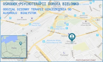 ODDZIAŁ DZIENNY TERAPII UZALEŻNIENIA OD ALKOHOLU - OŚRODEK PSYCHOTERAPII DOROTA BIELONKO - ŚWIĘTEGO ROCHA 13/15,  BIAŁYSTOK