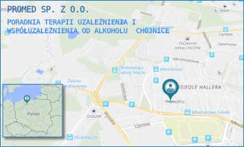 PORADNIA TERAPII UZALEŻNIENIA I WSPÓŁUZALEŻNIENIA OD ALKOHOLU - PROMED SP. Z O.O. - UL. MŁODZIEŻOWA 21A,  CHOJNICE