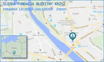 PORADNIA LECZENIA UZALEŻNIEŃ - ŚLĄSKA FUNDACJA BŁĘKITNY KRZYŻ - UL. ALEJA LEGIONÓW 1,  ŻYWIEC