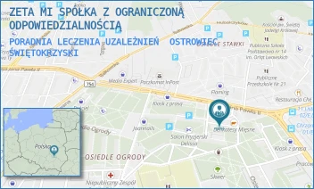 PORADNIA LECZENIA UZALEŻNIEŃ - ZETA MI SPÓŁKA Z OGRANICZONĄ ODPOWIEDZIALNOŚCIĄ - OGRODY 10A/3U,  OSTROWIEC ŚWIĘTOKRZYSKI