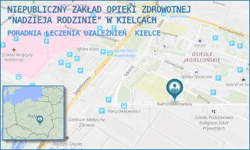 PORADNIA LECZENIA UZALEŻNIEŃ - NIEPUBLICZNY ZAKŁAD OPIEKI ZDROWOTNEJ "NADZIEJA RODZINIE" W KIELCACH - KARCZÓWKOWSKA 36, KIELCE