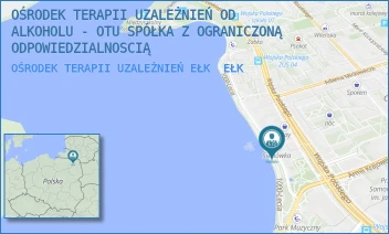 OŚRODEK TERAPII UZALEŻNIEŃ EŁK - OŚRODEK TERAPII UZALEŻNIEŃ OD ALKOHOLU - OTU SPÓŁKA Z OGRANICZONĄ ODPOWIEDZIALNOSCIĄ - PUŁASKIEGO 21,  EŁK