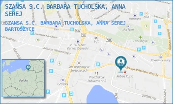 SZANSA S.C. BARBARA TUCHOLSKA, ANNA SEREJ - SZANSA S.C. BARBARA TUCHOLSKA, ANNA SEREJ - ANDRZEJA WITOLDA WAJDY 10,  BARTOSZYCE