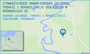 OŚRODEK LECZENIA, TERAPII I REHABILITACJI UZALEŻNIEŃ - STOWARZYSZENIE MONAR OŚRODEK LECZENIA, TERAPII I REHABILITACJI UZALEŻNIEŃ W ROŻNOWICACH 33 - 33,  ROŻNOWICE