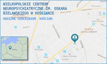 ODDZIAŁ UZALEŻNIEŃ - WIELKOPOLSKIE CENTRUM NEUROPSYCHIATRYCZNE IM. OSKARA BIELAWSKIEGO W KOŚCIANIE - ŚMIGIELSKA 53,  KOŚCIAN