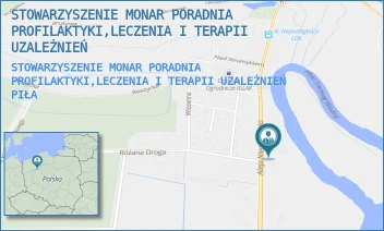 STOWARZYSZENIE MONAR PORADNIA PROFILAKTYKI,LECZENIA I TERAPII UZALEŻNIEŃ - STOWARZYSZENIE MONAR PORADNIA PROFILAKTYKI,LECZENIA I TERAPII UZALEŻNIEŃ - ALEJA NIEPODLEGŁOŚCI 135,  PIŁA