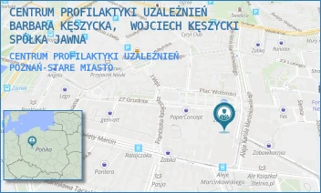 CENTRUM PROFILAKTYKI UZALEŻNIEŃ - CENTRUM PROFILAKTYKI UZALEŻNIEŃ BARBARA KĘSZYCKA,  WOJCIECH KĘSZYCKI SPÓŁKA JAWNA - AL. MARCINKOWSKIEGO 21,  POZNAŃ-STARE MIASTO