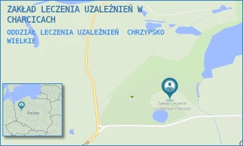 ODDZIAŁ LECZENIA UZALEŻNIEŃ - WOJEWÓDZKI OŚRODEK TERAPII UZALEŻNIEŃ I WSPÓŁUZALEŻNIENIA W CHARCICACH - CHARCICE 12,  CHRZYPSKO WIELKIE